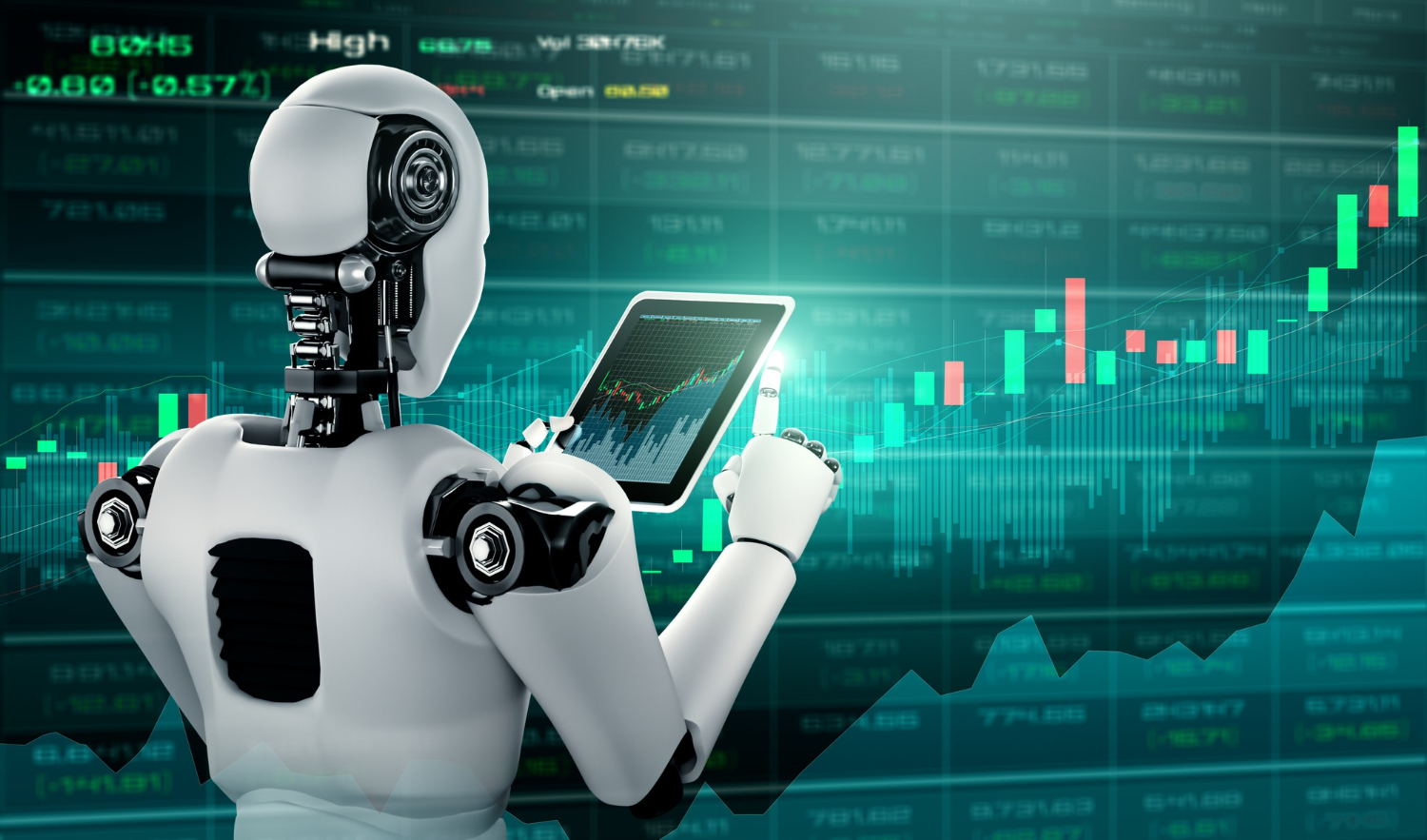 robot with tablet